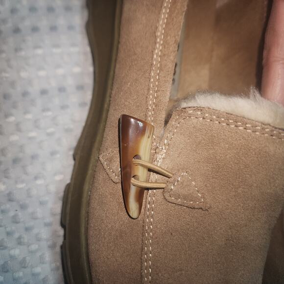 MUDD VINTAGE  EUC WOMENS SZ 9 KIN SUEDE PLATFORM LOAFER SHOES - Picture 6 of 9